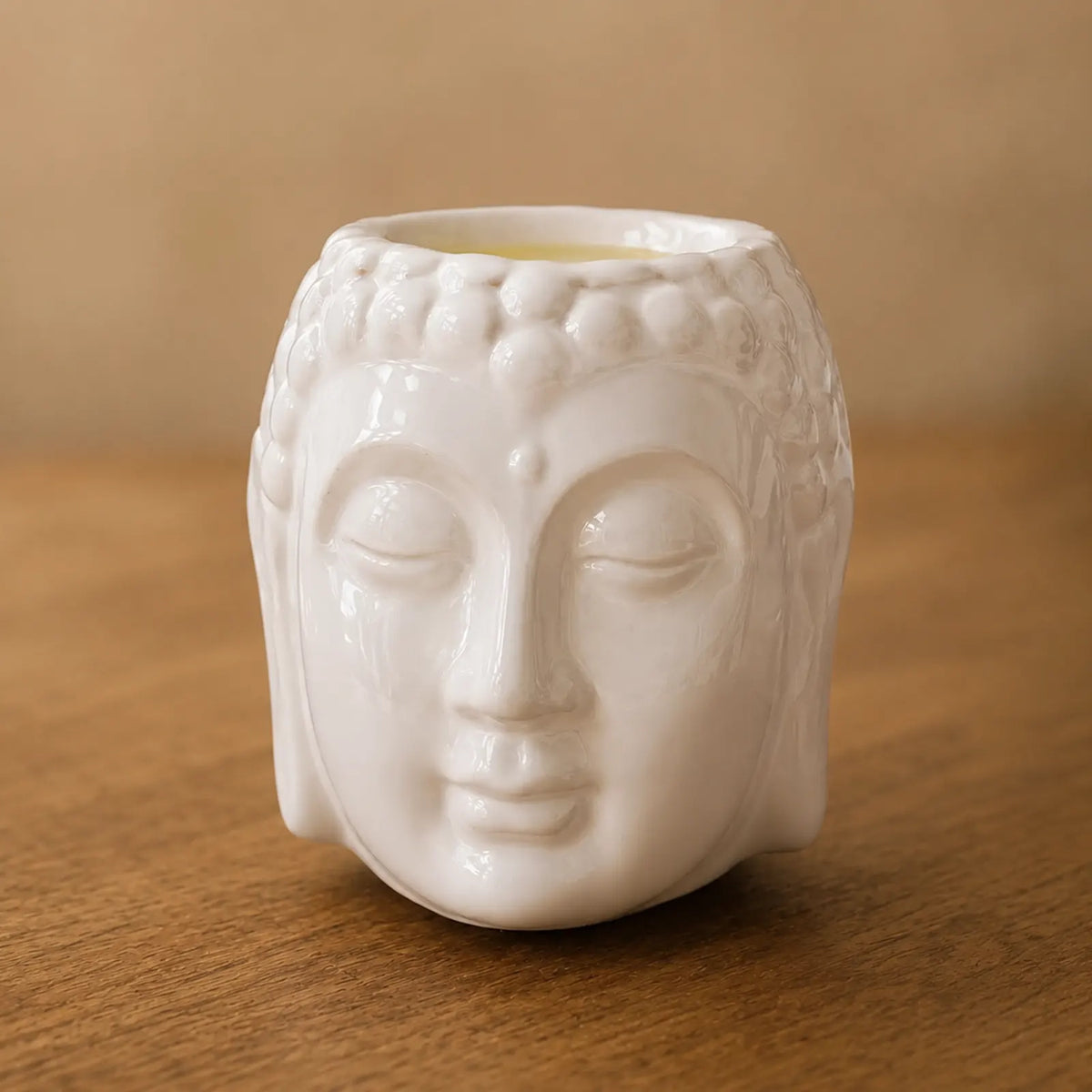 Buddha Oil Burner - White
