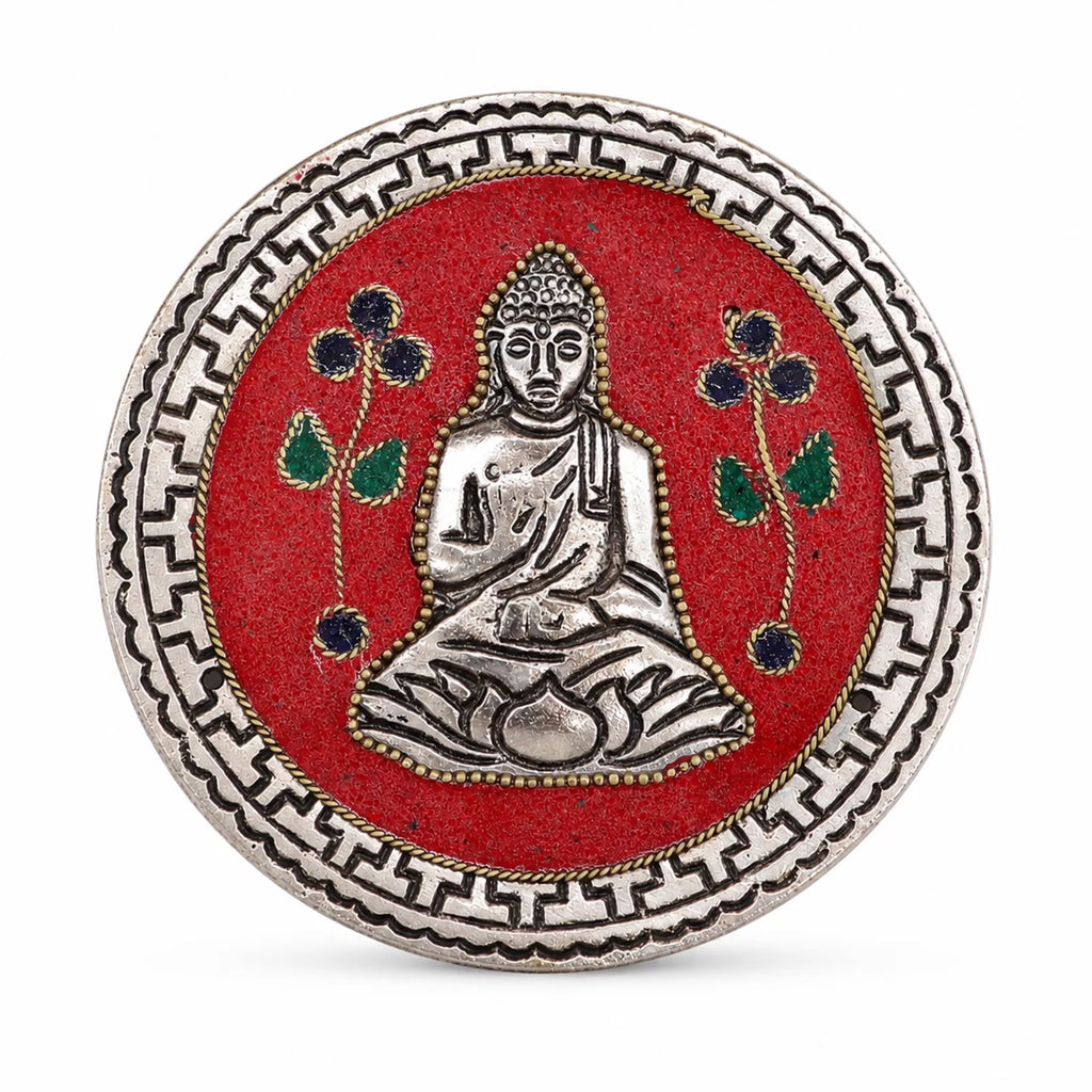 Buddha Red Decor Incense Holder