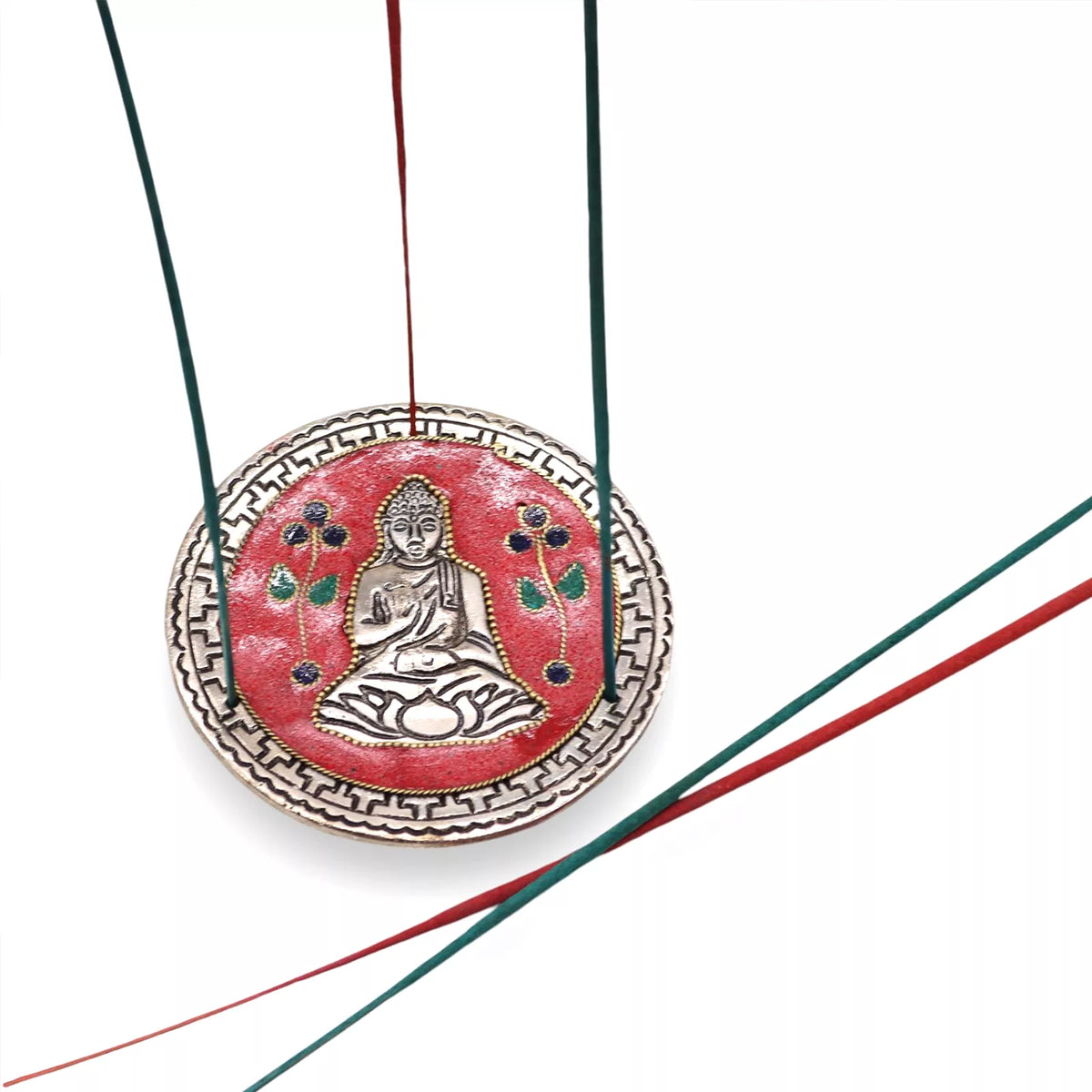 Buddha Red Decor Incense Holder