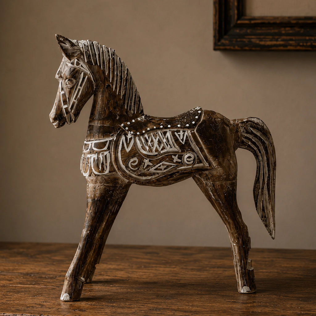 Medium Antique Horse 25 cm