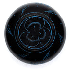 Cauldron Singing Bowl - Magic Mushroom Design - Blue 15cm
