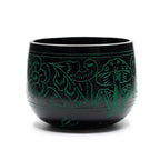 Cauldron Singing Bowl - Magic Mushroom Design - Green 15cm