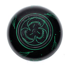 Cauldron Singing Bowl - Magic Mushroom Design - Green 15cm