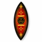 Enamel Incense Bowl - Polished Aluminium - Pagan Triquetra
