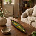 Enamel Incense Bowl - Mango Wood - Tree of Life