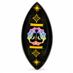 Enamel Incense Bowl - Polished Aluminium - Lotus Buddha Chakra