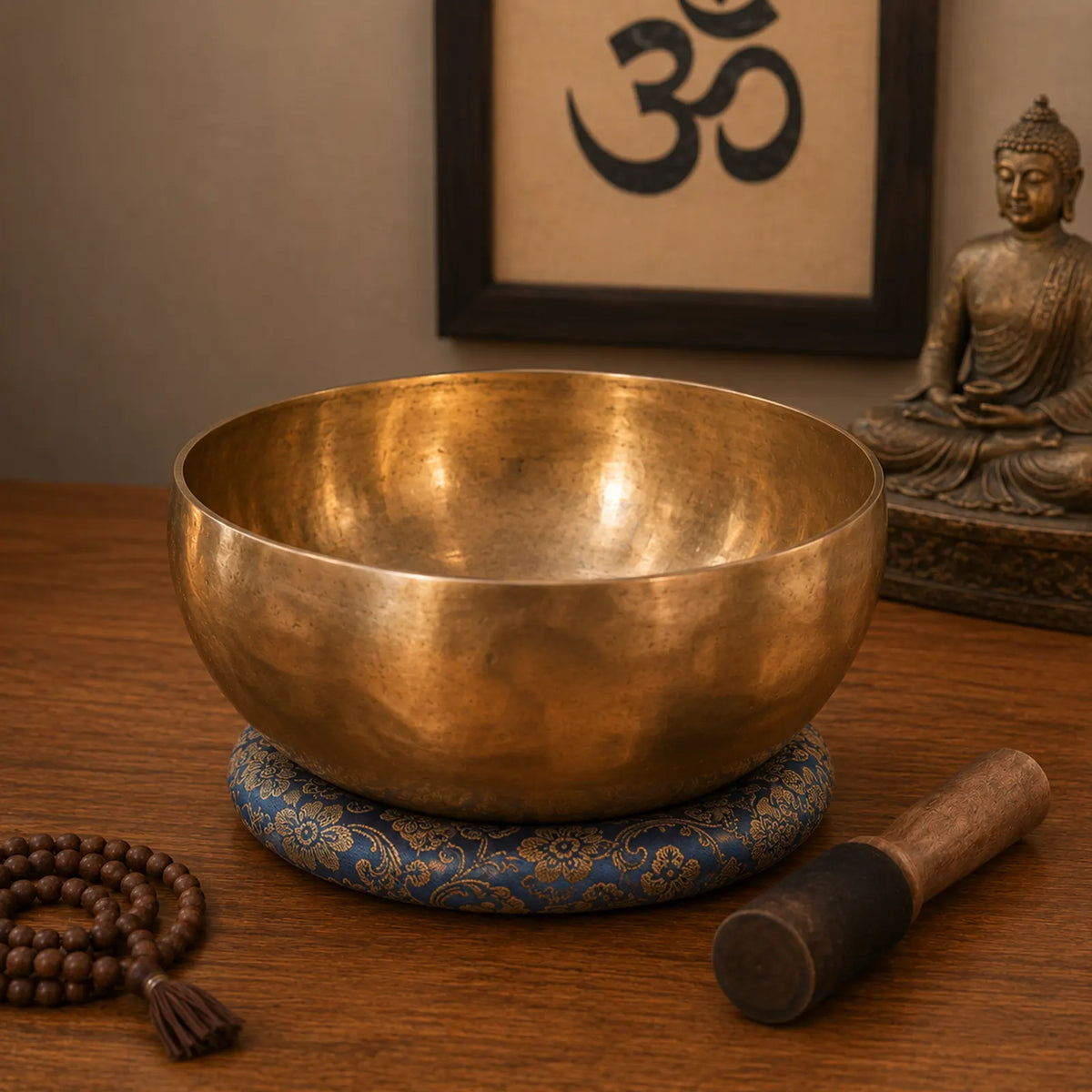 Extra Large Handmade Tibetan Buddhist Singing Bowl (approx 890g)