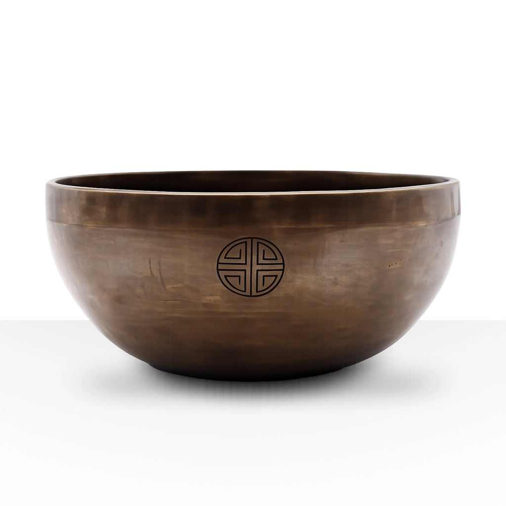 Extra Large Indian Moon Phase Singing Bowl - (approx 1500g) - 22cm