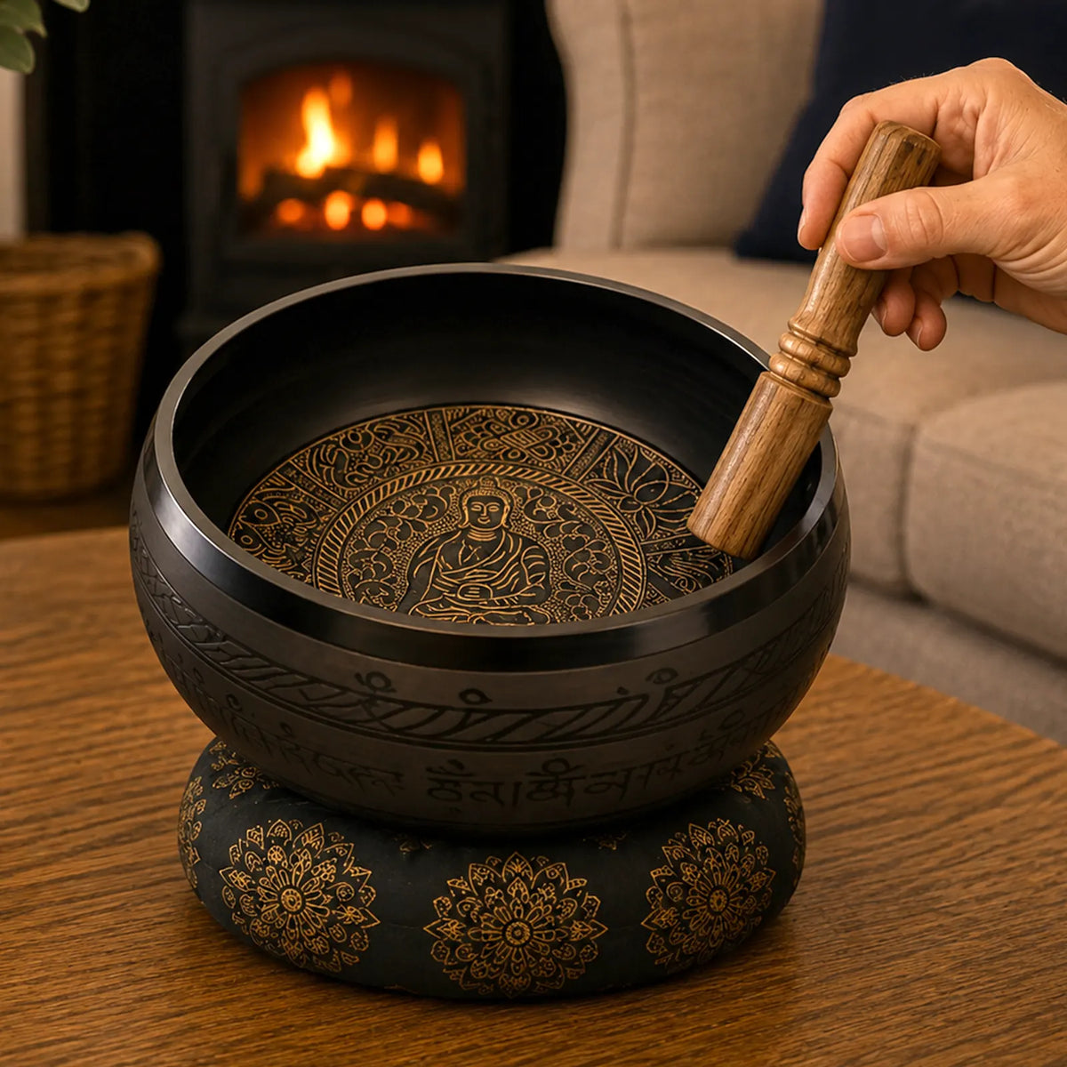 Extra Loud - Tibetan Buddhist Singing Bowl - One Buddha
