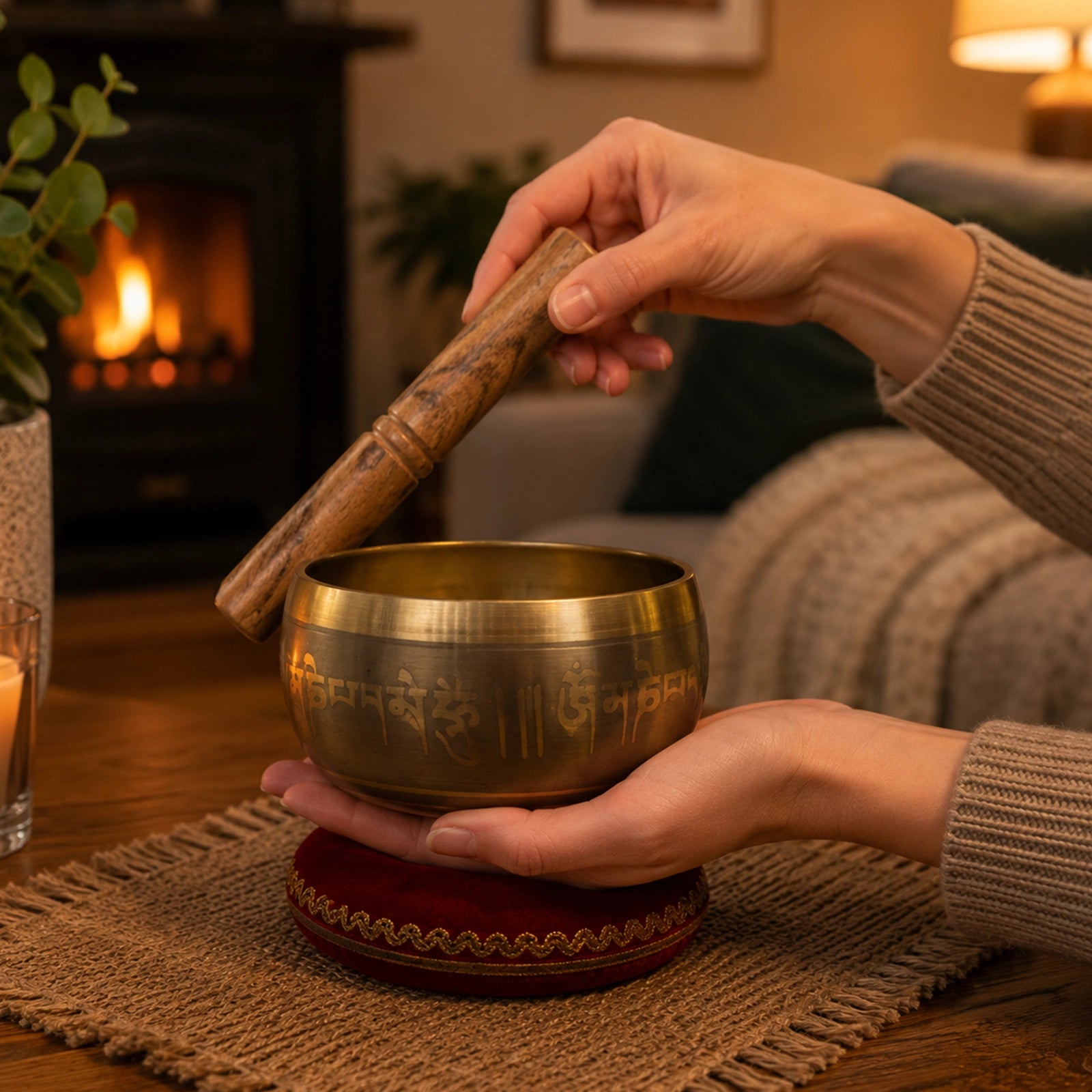Five Buddha Singing Bowl