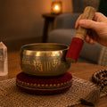 Five Tibetan Buddhist Singing Bowl