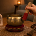 Five Tibetan Buddhist Singing Bowl