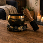 Flower of Life Singing Bowl Gift Set - 9cm