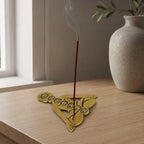 Gold Aluminum Seven Chakra Yoga Incense Holder