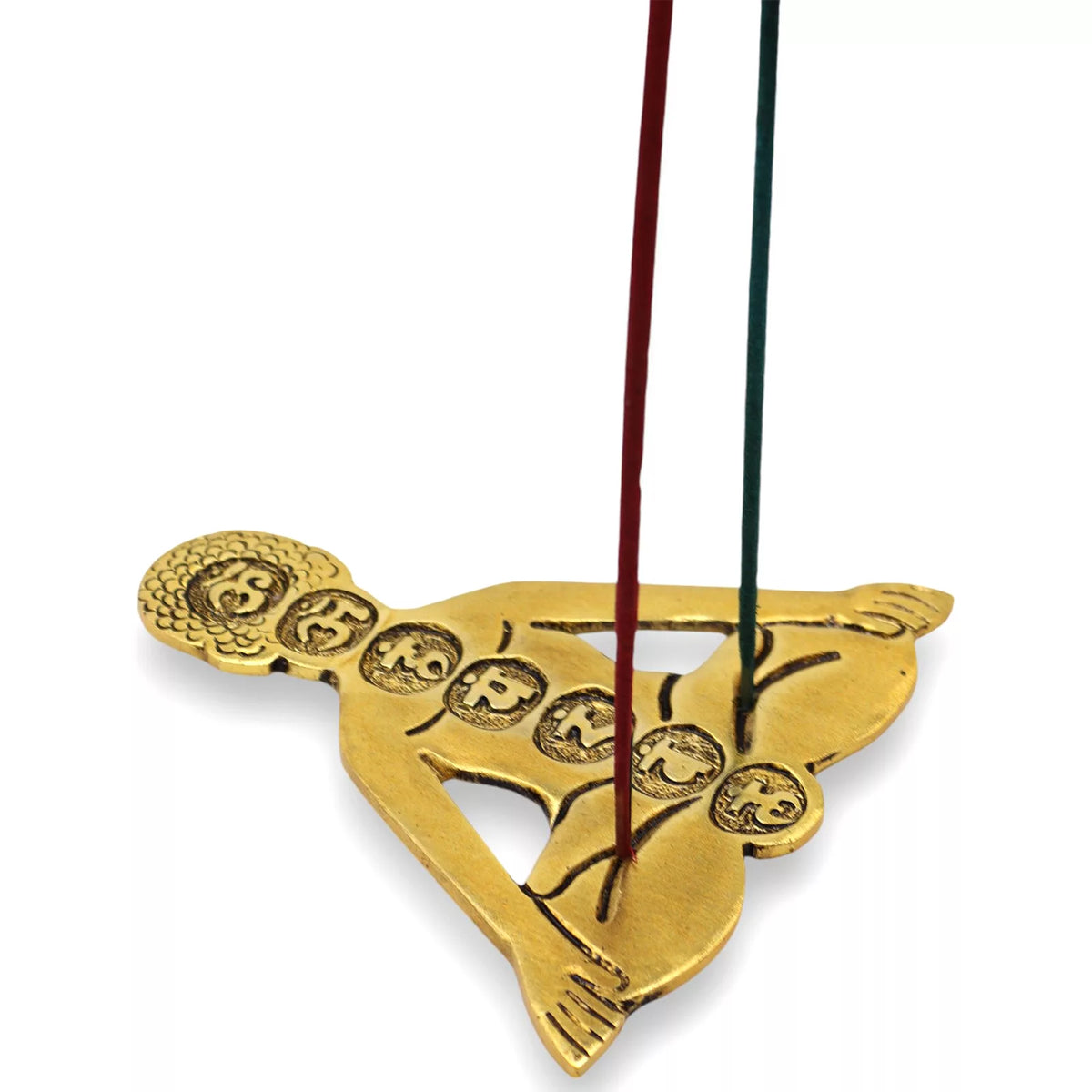 Gold Aluminum Seven Chakra Yoga Incense Holder