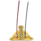 Gold Aluminum Seven Chakra Yoga Incense Holder