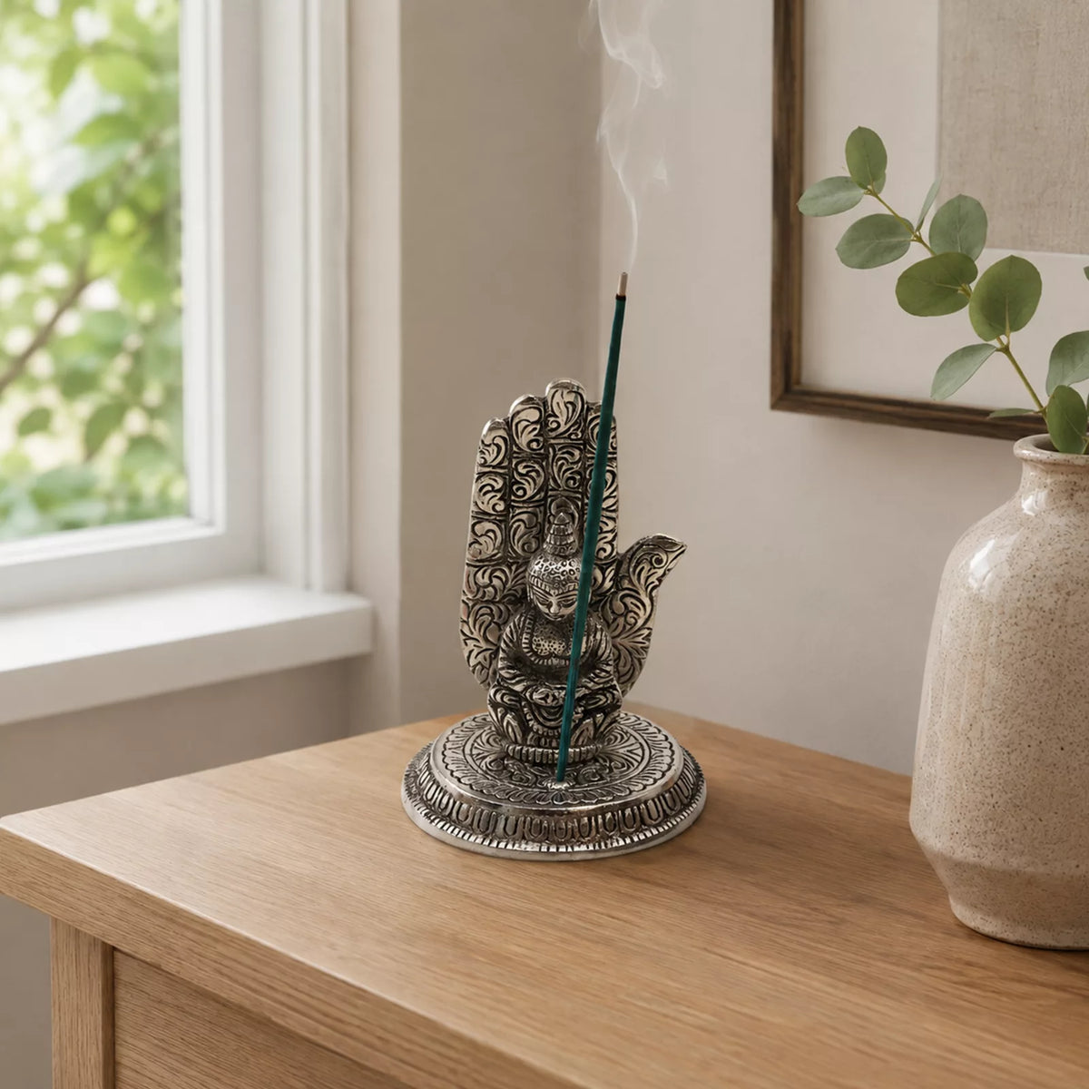 Hand Buddha Incense Holder