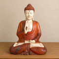 Hand Carved Buddha Statue - 40cm Teaching Transmission