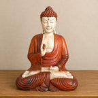 Hand Carved Buddha Statue - 40cm Teaching Transmission