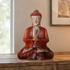 Hand Carved Buddha Statue - 60cm Welcome