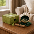 Heart Chakra Singing Bowl Gift Set