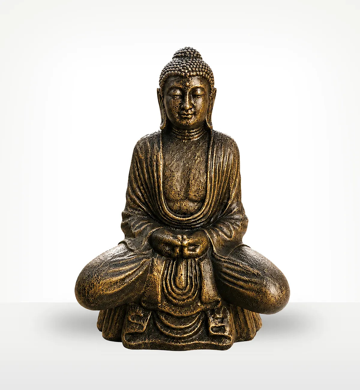 Large Antique Gold Thai Buddha - 0.96m