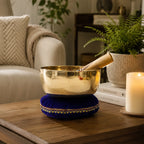 Large Brass Tibetan Singing Bowl - 17cm