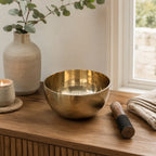 Large Brass Tibetan Singing Bowl - 17cm