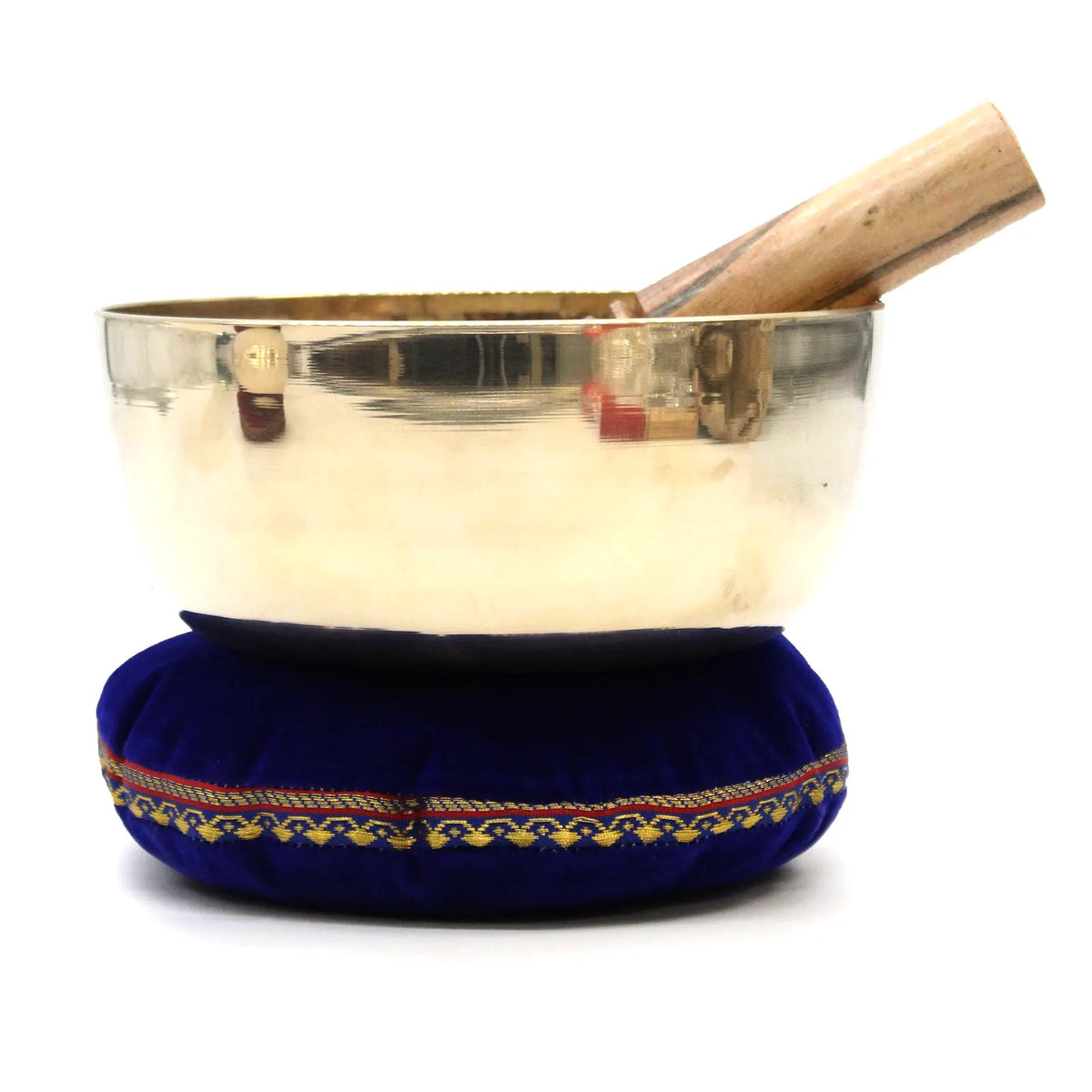 Large Brass Tibetan Singing Bowl - 17cm