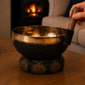 Large Chaken Handmade Tibetan Buddhist Singing Bowl (approx 800g) - 17cm