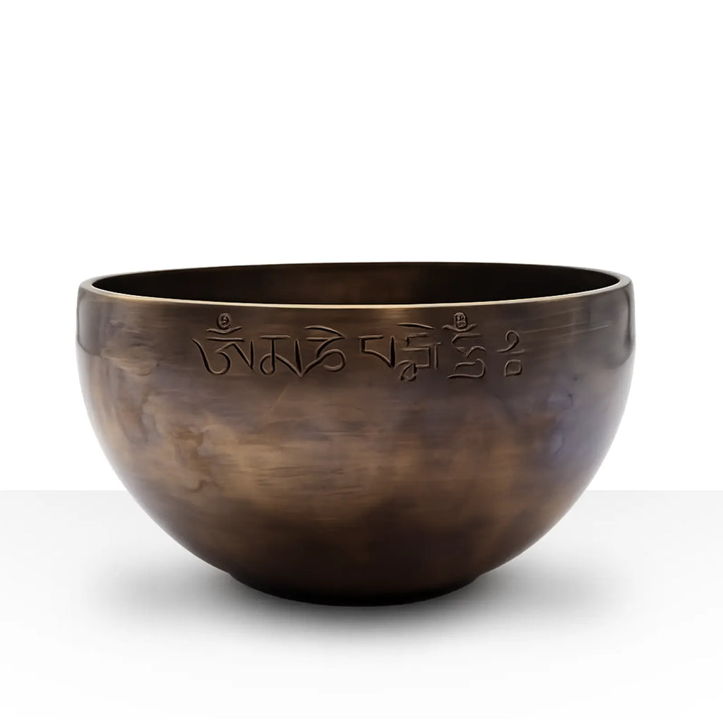Large Indian Moon Phase Singing Bowl - (approx 850g) - 17cm