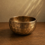 Large Nepalese Moon Tibetan Buddhist Singing Bowl - (approx 850g) - 17cm