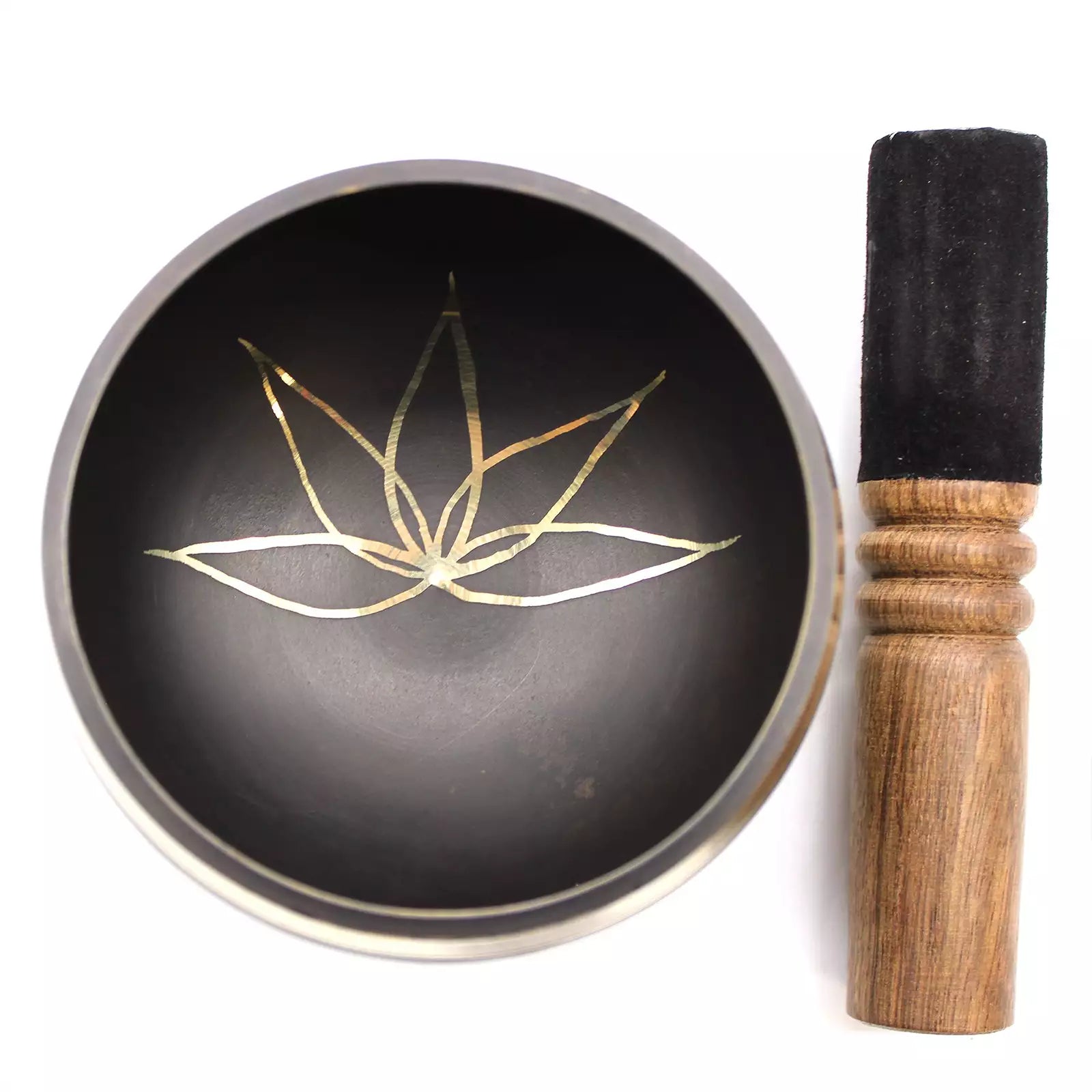 Lotus Flower Singing Bowl Gift Set - 9cm