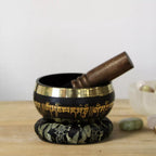 Lotus Flower Singing Bowl Gift Set - 9cm