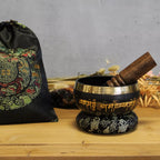 Lotus Flower Singing Bowl Gift Set - 9cm