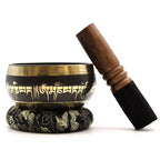 Lotus Flower Singing Bowl Gift Set - 9cm