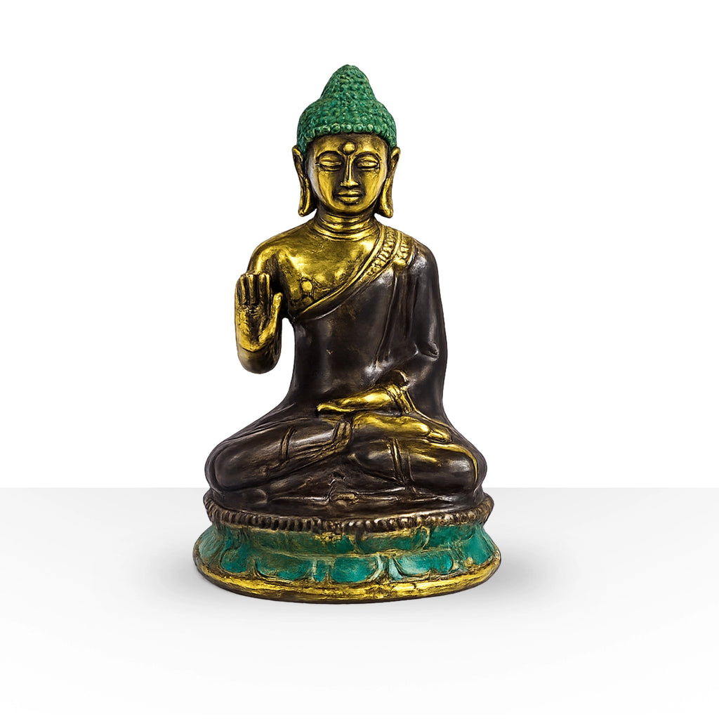 Med Hand Up Sitting Buddha