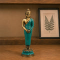 Med Standing Brass Buddha Figure
