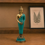 Med Standing Brass Buddha Figure