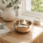Medium Brass Tibetan Singing Bowl - 12cm