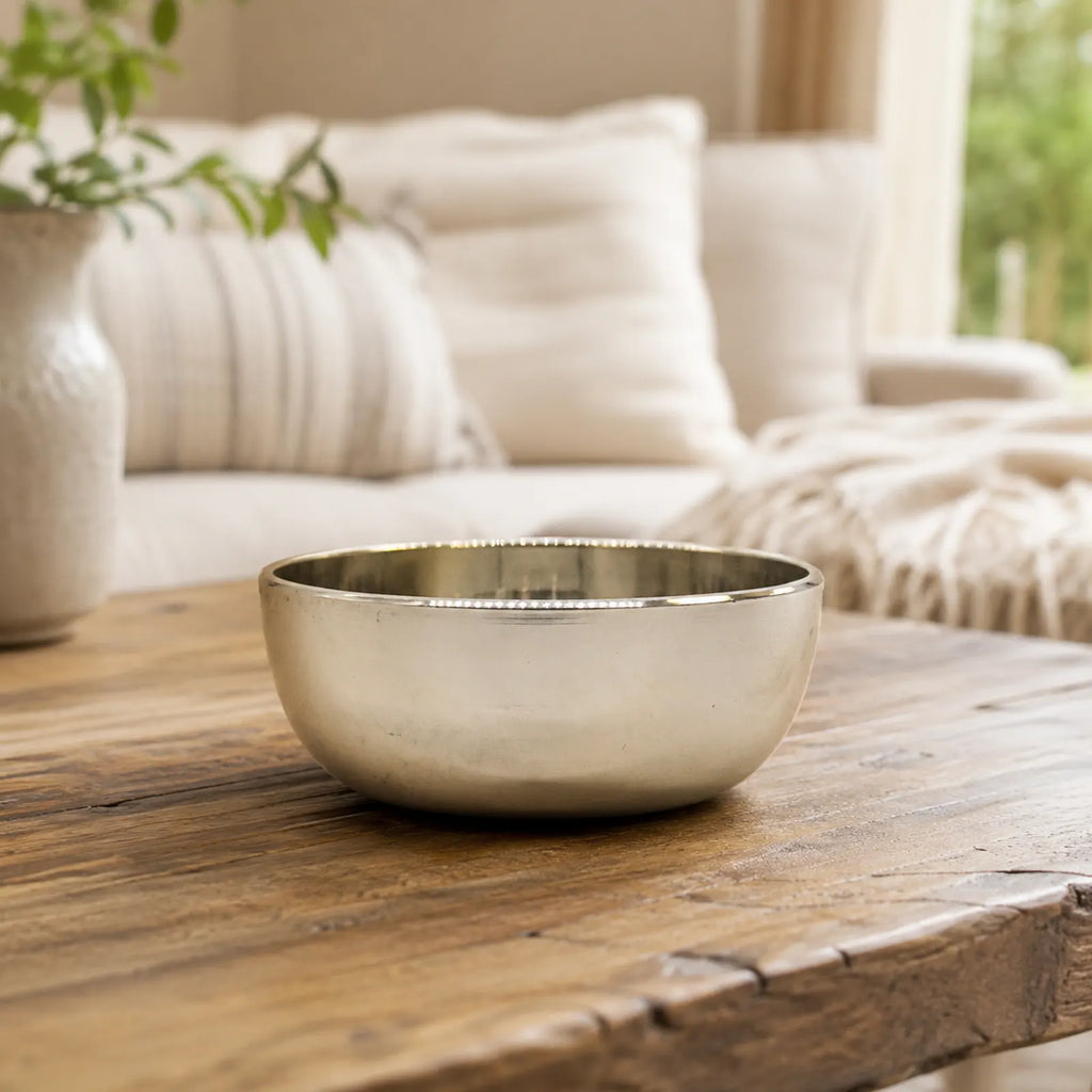 Medium Brass Tibetan Singing Bowl - 12cm