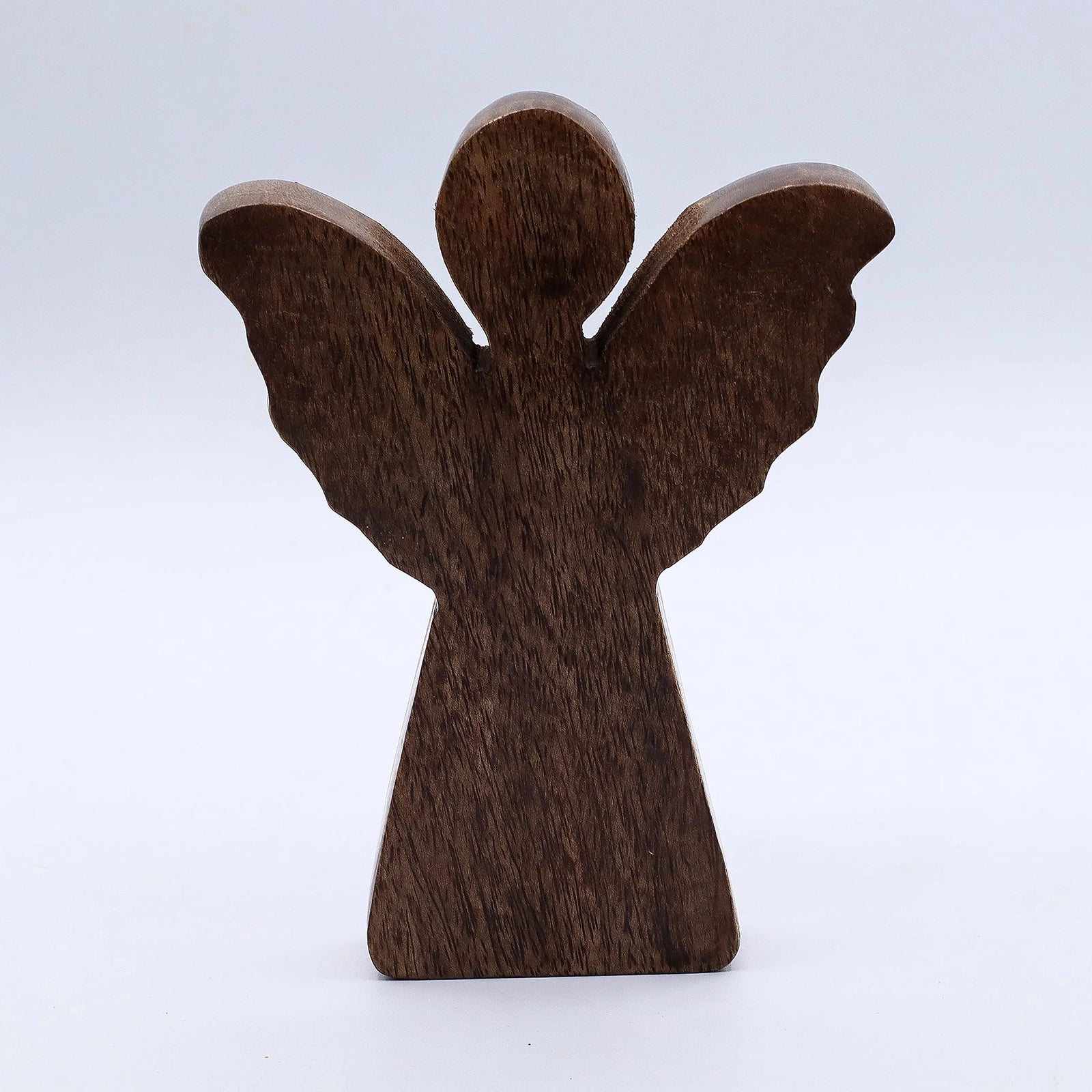 Medium Mango Wood Angel - Gold Decor