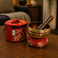 Mini Singing Bowl Gift Set - Red