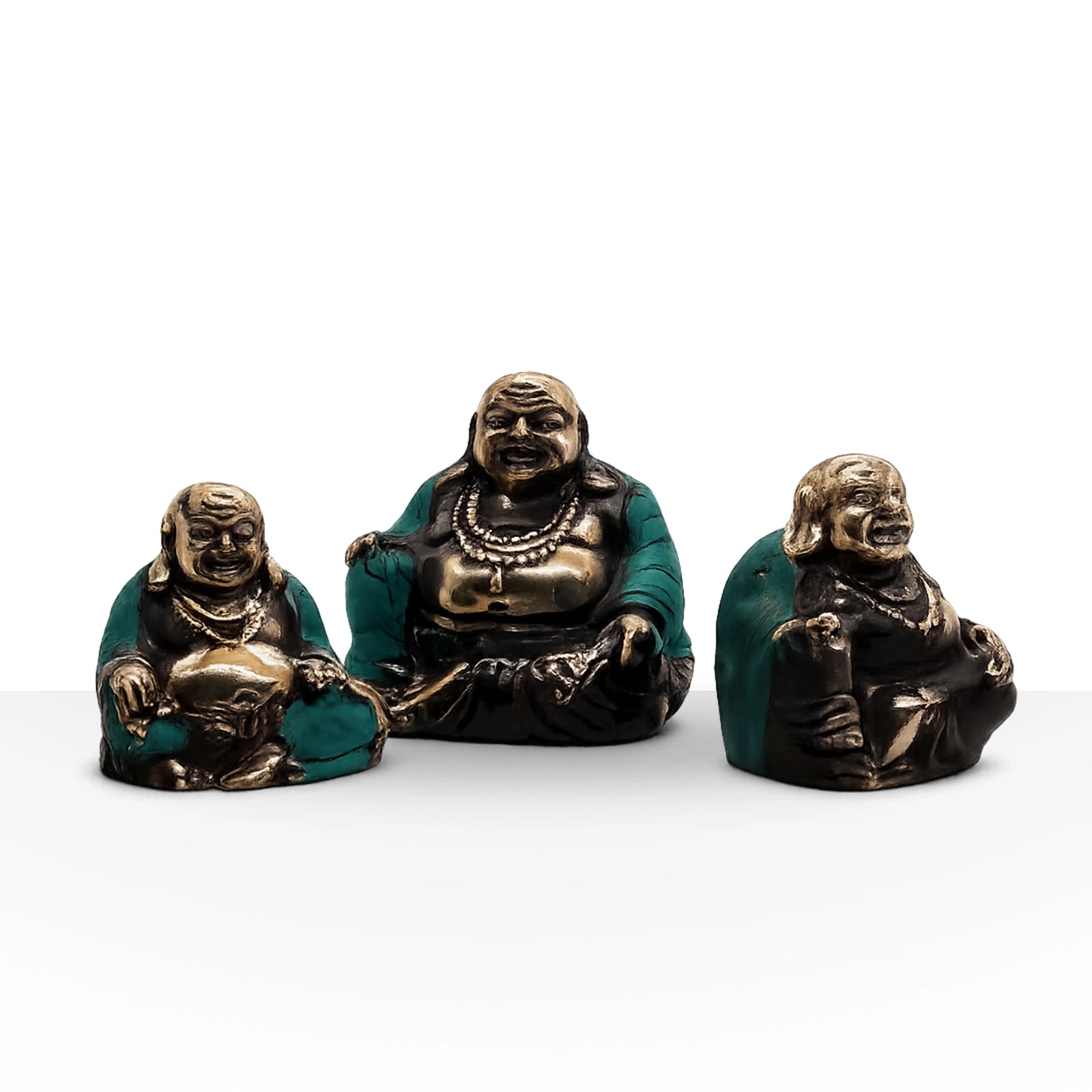 Set of 3 - Happy Buddha's (asst sizes)
