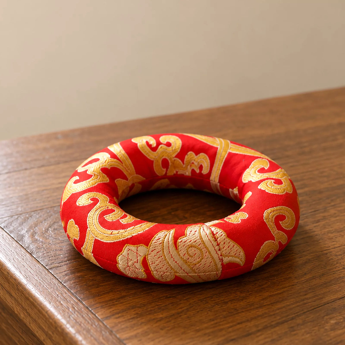 Singing Bowl Hoop Cushion - 10cm (Fits 12-14cm Bowls) - Red