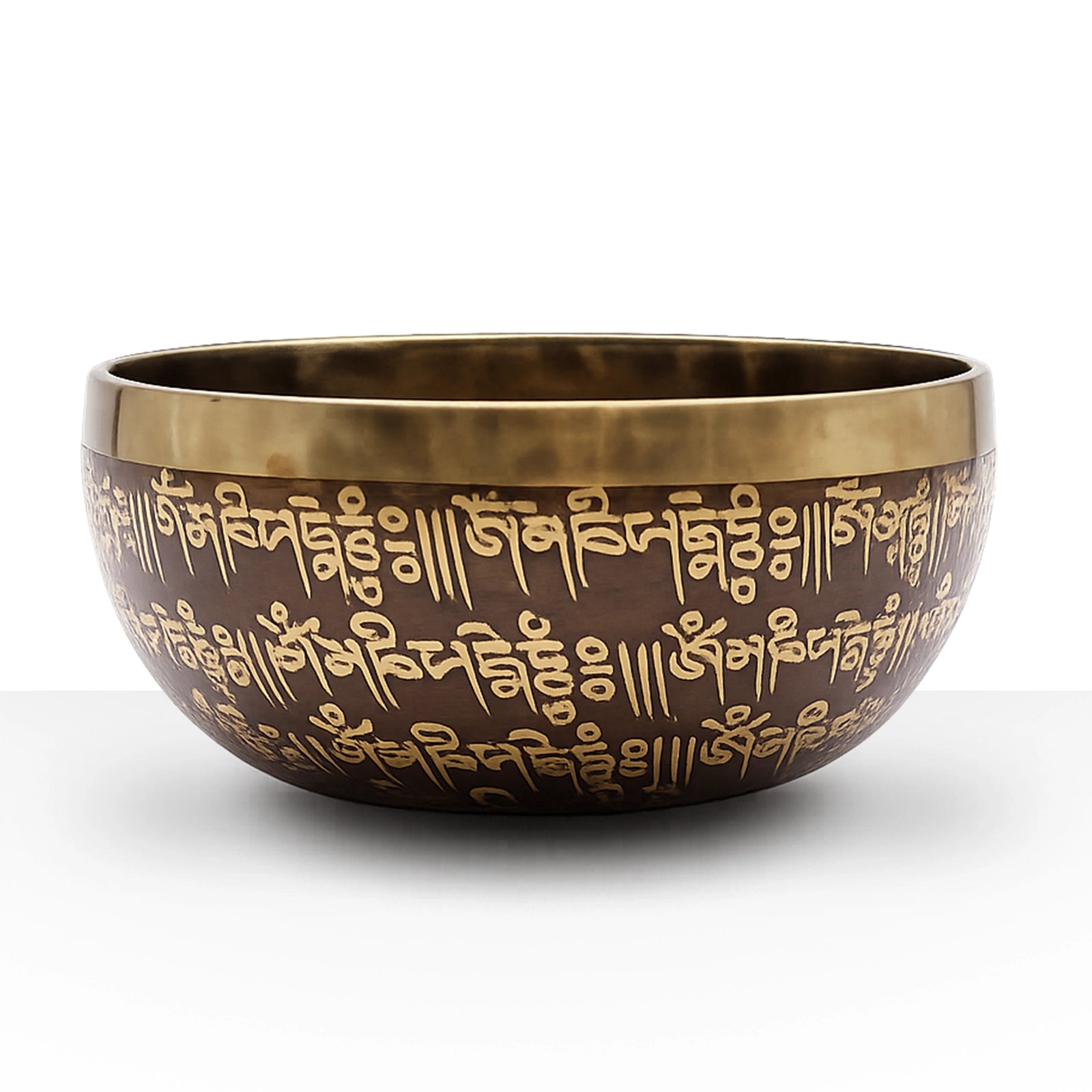 Tibetan Healing Engraved Bowl - 16cm - Mantra