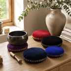 Velvet Singing Bowl Cushion - 11cm