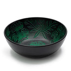 Aluminium Singing Bowl - Magic Mushroom Design - Green 20cm