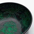 Aluminium Singing Bowl - Magic Mushroom Design - Green 20cm
