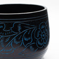 Cauldron Singing Bowl - Magic Mushroom Design - Blue 15cm
